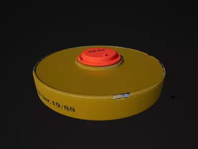 TM62 anti-tank explosive mine 3D model