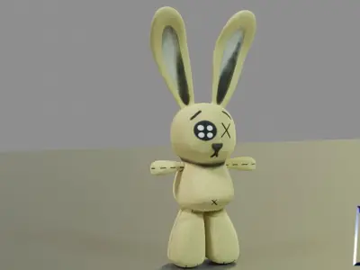 Bunny Toy 3d Model 3D model