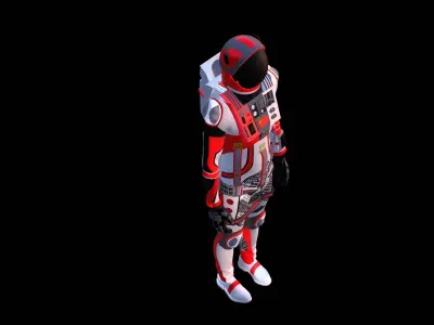 Astronaut Spacesuit China 3D model