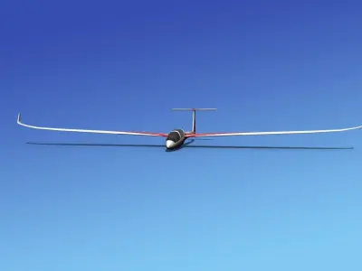 DG-1000 Glider V02 3D model