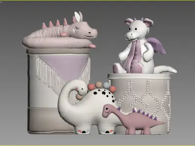 Kids Room Decor 160 3D model