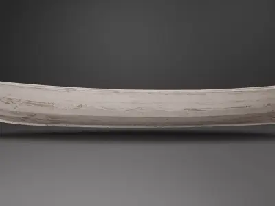 Row boat 3D model