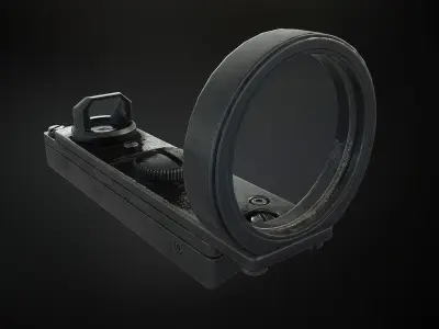 Nydar Model 47 Reflex Sight Low-poly 3D model