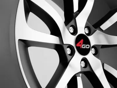 4go wheel rims 3D model