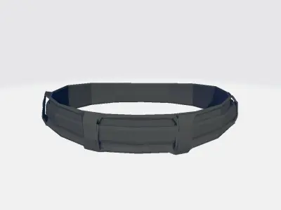 Waistband belt Low-poly 3D model