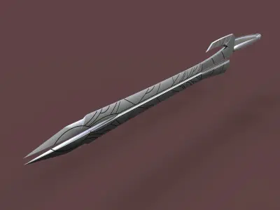 Sword of Gamora from Guardians of the Galaxy 3D model