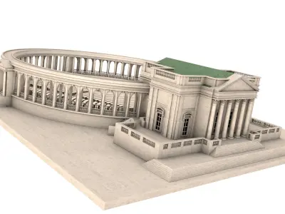 Memorial Amphitheater 3D model