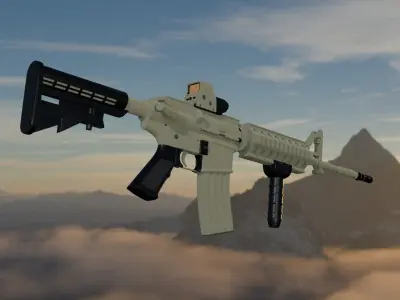 GUN M4A1 3D model