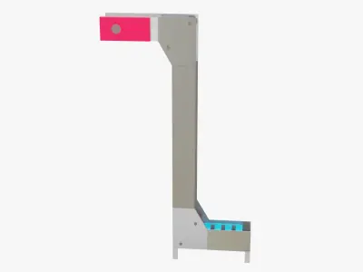 Multi Point Bucket Elevator Modular Low-poly 3D model