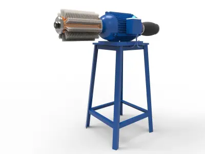 sanding polishing woodworking machine  3D model