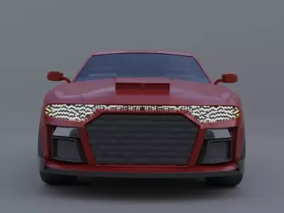 Generic Muscle car mark 2c 3D model