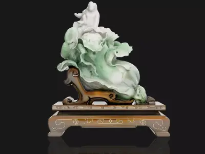 Jade display 3D model