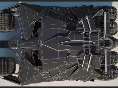 Tumbler - The Dark Knight 3D model