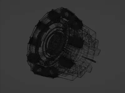Iron Man Arc Reactor MK 1 3D model