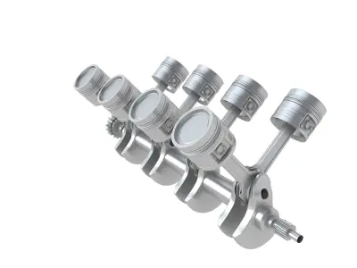 Engine work 3D model
