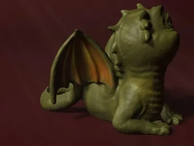 Baby Dragon 3D model buy