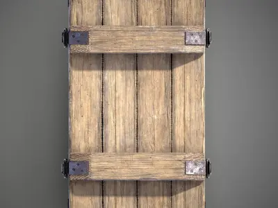 Wooden military ammo box case crate Free low-poly 3D model