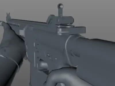 CM901 fbs with 6 animations Low-poly 3D model
