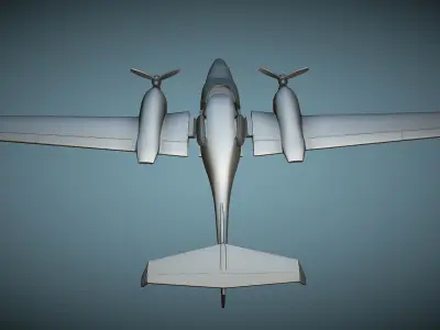 Diamond DA42 Twin Star - 3D Printable Model 3D print model