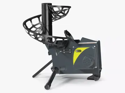 SKLZ Catapult Baseball Pitching Machine Grey 3D model