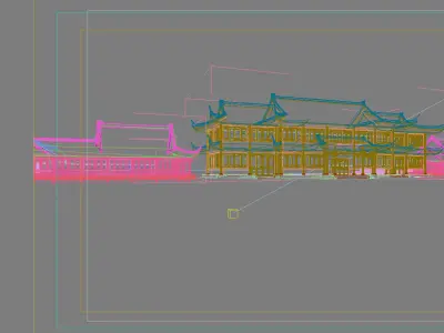 Chinese Style Architecture 3D model 50