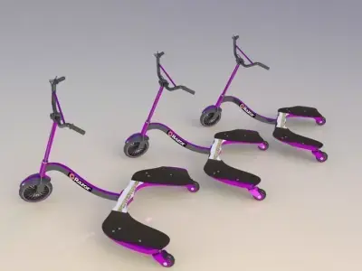 Razor Scooter- Blade 3D model