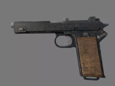 Steyr 1912 Free low-poly 3D model