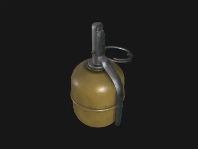 RGD-5 Grenade Low-poly 3D model buy