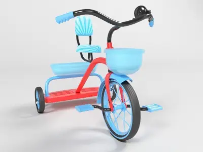 CHILDREN BICYCLE 3D model purchase