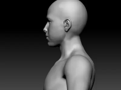 Male body 08 3D model