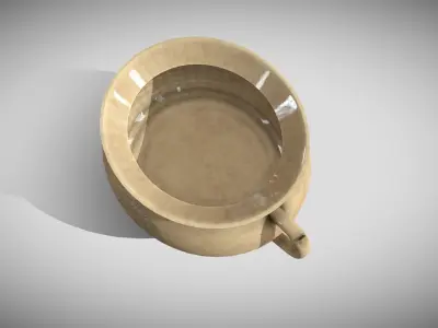 Victorian Chamber Pot Low-poly 3D model
