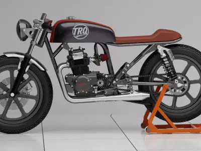 Cafe racer Honda Cb 200 3D model