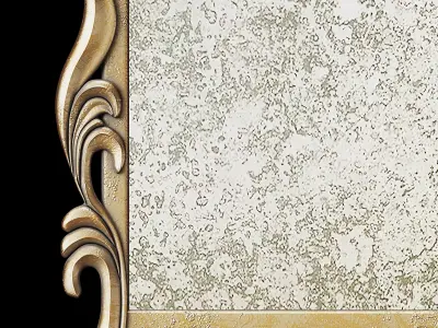 NICOLE MILLER HOME Ornate Arch Mirror 3D model