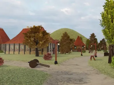 Rustic Village 3D model