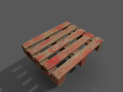 Wood Pallet Pack - Game Ready Low-poly 3D model