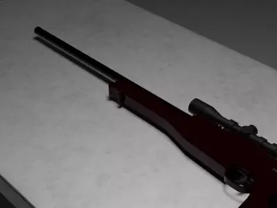 L96 AWP Bolt Action Sniper 3D model