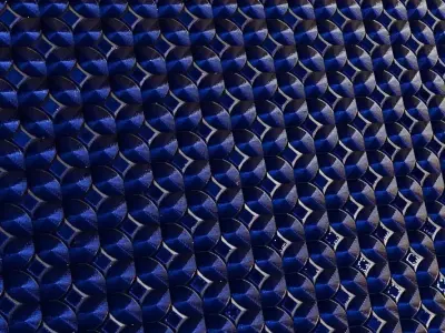 Shiny Blue Metal Sci-Fi PBR Seamless Texture