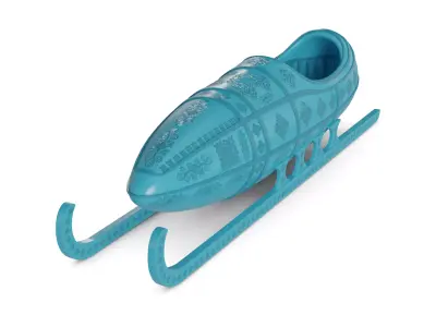 Skeleton Sled 3D model