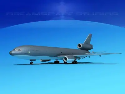 McDonnell Douglas KC-10 USAF 2 3D model