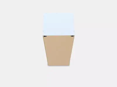 GODISHUS Wardrobe Low-poly 3D model purchase