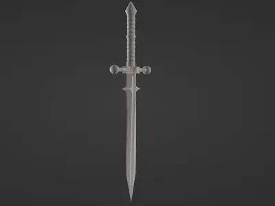 Medieval weapon collection Low poly Low-poly 3D model
