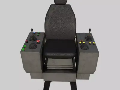 Crane Console Low-poly 3D model