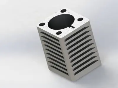 cylinder body 3D model
