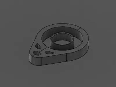 KeyToy part with hole in it 3D print model