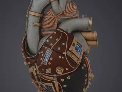 Mechanical Heart 3D print model