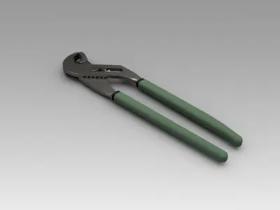 Pliers 3D model 2
