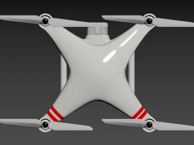 3D model of a quadcopter drone3D model of a quadcopter drone 3D model