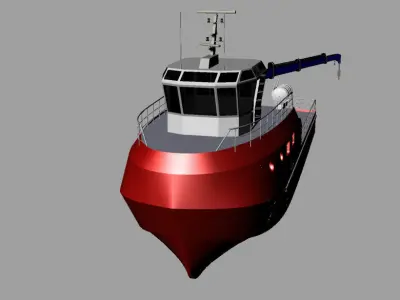 Fishing Vessel 3D model