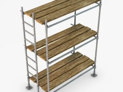 Scaffold scaffolding rack 3D model