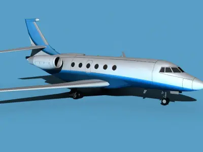 Dassault Falcon 2000 V09 3D model